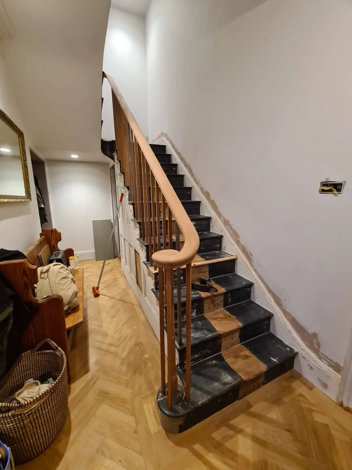 Handrail and spindle replacement