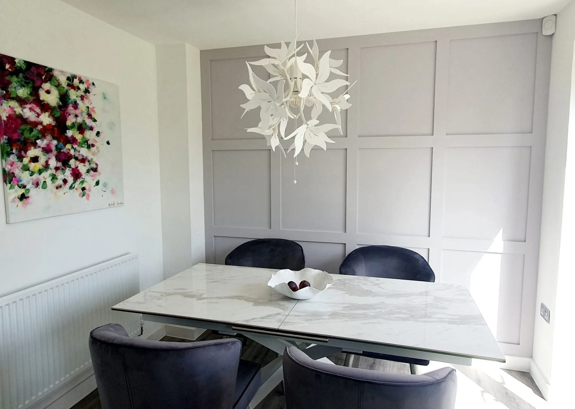 Painted panel mould wall